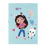 Carpeta con elástico A4 La casa de muñecas Gabby