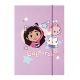 Carpeta con elástico A4 La casa de muñecas Gabby