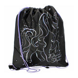 Bolsa de gimnasio unicornio negro