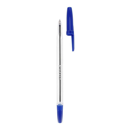 Bolígrafo con capuchón azul, 50 uds.
