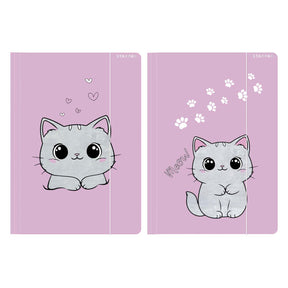 Carpeta con elástico gato A4