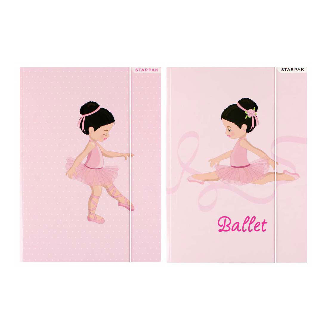 Carpeta con elástico ballet A4