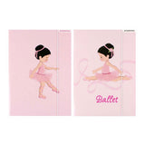 Carpeta con elástico ballet A4