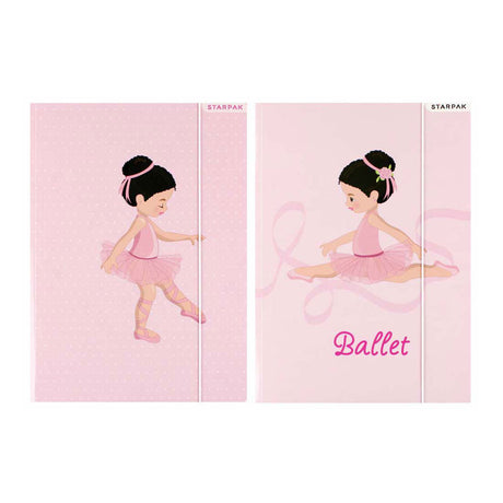 Carpeta con elástico ballet A4