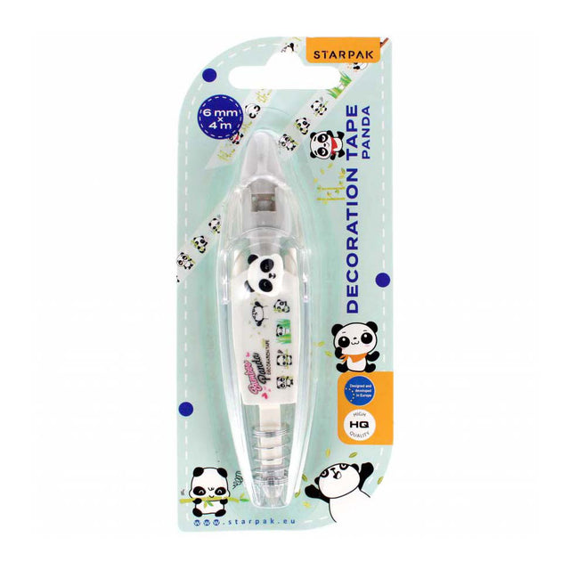 Cinta decorativa panda, 6mmx4m