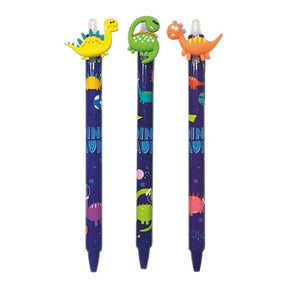 Bolígrafo de gel borrable dinosaurio