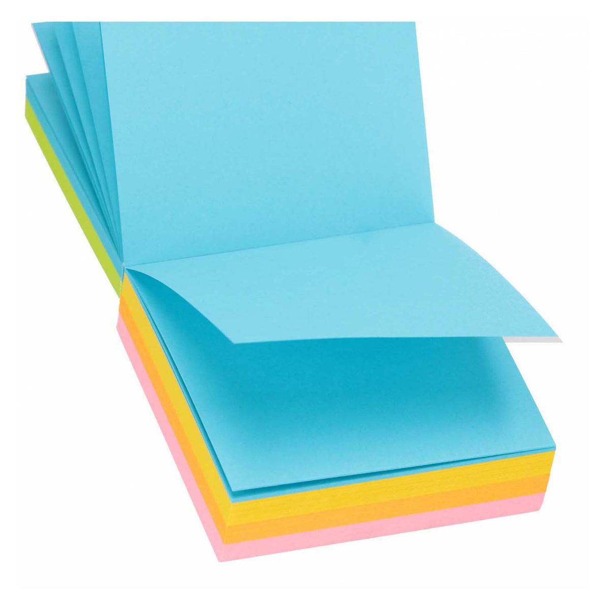 Notas adhesivas de colores 85x85mm