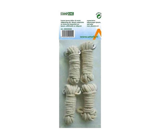 Tendedero camping algodón 3 mm 3 m