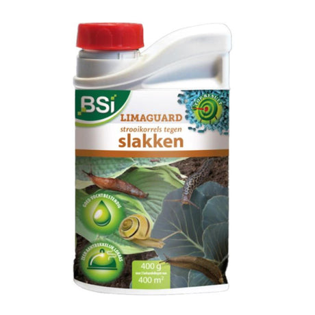 Bsi Limaguard esparciendo granulado contra caracoles 400g