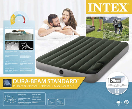 Intex - Colchón de aire Downy - cama doble