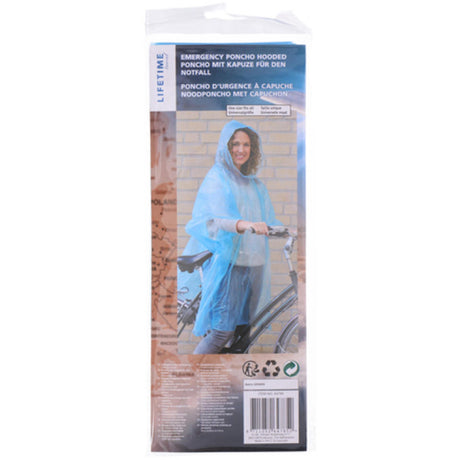 Poncho con capucha de por vida poncho desechable con capucha