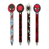 Bolígrafo gel borrable spiderman | 24 piezas