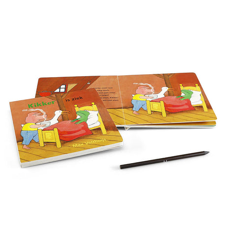 La rana de la casa central del libro está enferma (cartón). 2+