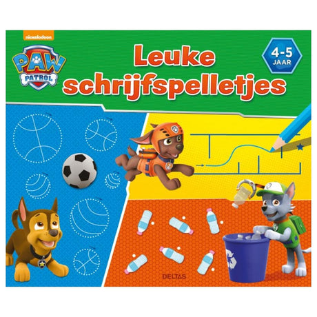 Patrulla canina deltas: divertidos juegos de escritura (4-5 años)