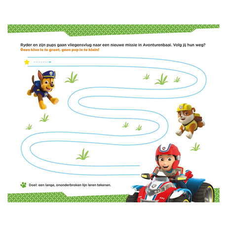 Patrulla canina deltas: divertidos juegos de escritura (4-5 años)