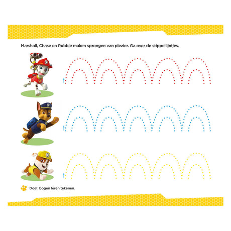 Patrulla canina deltas: divertidos juegos de escritura (4-5 años)