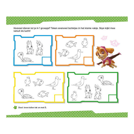Patrulla canina deltas - divertidos juegos de contar (4-5 años)