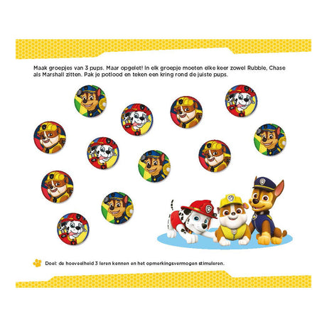 Patrulla canina deltas - divertidos juegos de contar (4-5 años)