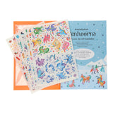 Libro de tarjetas para rascar de Wpg Publishers, unicornios. 5+