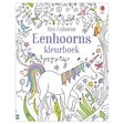 Libro para colorear de unicornios de la casa central del libro. 3+