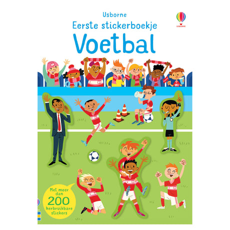 Primer libro de pegatinas de fútbol de Central Book House. 3+