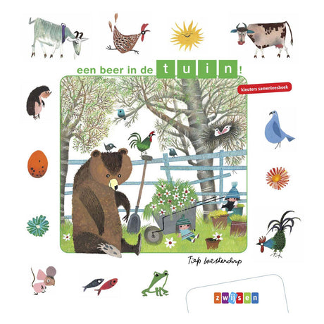Editores WPG Niños pequeños leyendo juntos un libro: ¡un oso en el jardín!