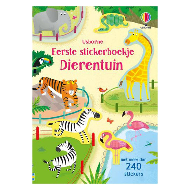Primer libro de pegatinas de la editorial WPG, zoológico. 3+
