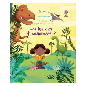 ¿Cómo vivían los dinosaurios? libro con solapa