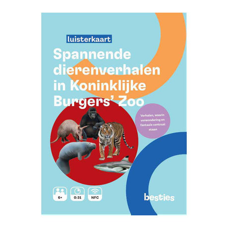 Casa central de libros, emocionantes historias de animales en la tarjeta de escucha del zoológico de los ciudadanos reales