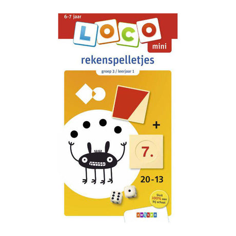 Folleto de práctica Loco mini juegos de matemáticas.