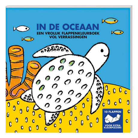 Libro para colorear Flap - en el océano