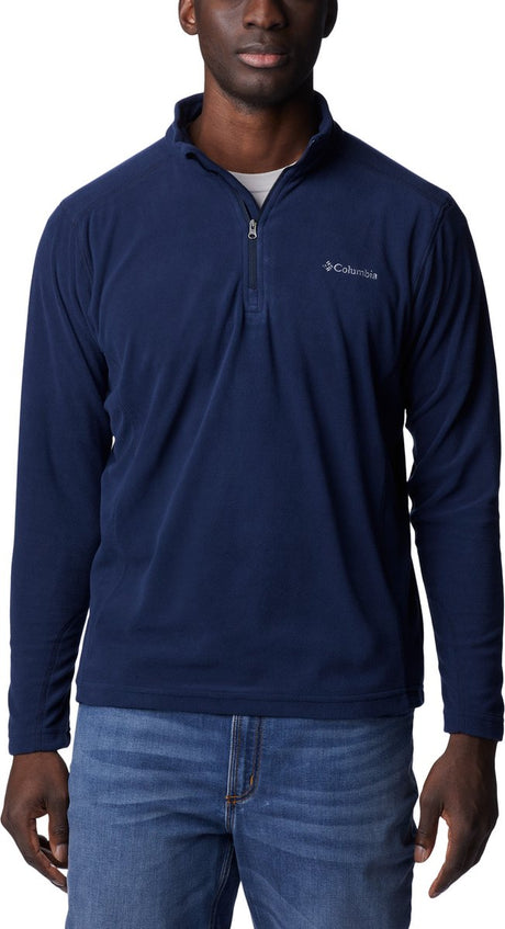 Columbia klamath range™ ii suéter polar con media cremallera - suéter para exteriores - suéter polar - hombres - talla xl - azul