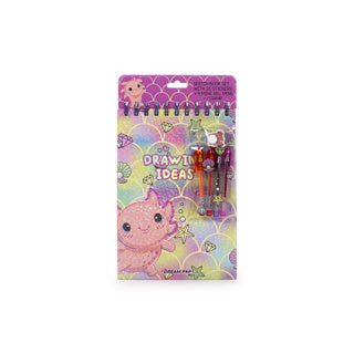 Libro de pegatinas y bocetos pop de ensueño axeloty