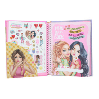 Libro de mejores amigas top model | 8 piezas
