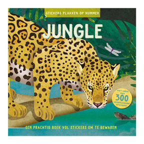 Libro adhesivo por número selva | 2 piezas