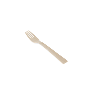 Tenedor bambú orgánico 170mm (100 piezas)