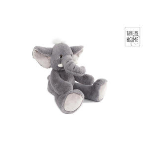 Peluche elefante Take me home s gris 22x36cm