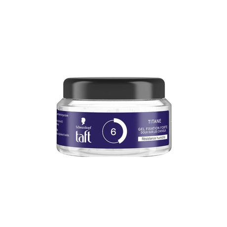 Taft gel para el cabello peinado 250ml titane fijación 6