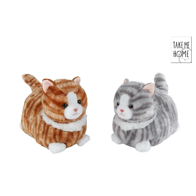 Take me home gato tumbado peluche 25cm 2 surtidos