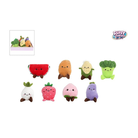 Menú esponjoso peluche de verduras o frutas 9culo 12-14cm