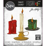 Sizzix • tim holtz juego de matrices Thinlits velas para colorear