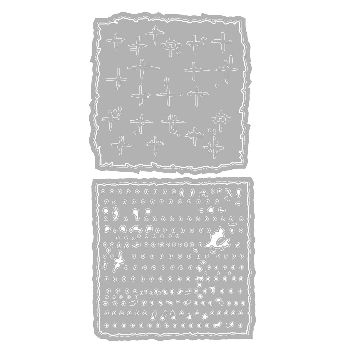 Sizzix • juego de troqueles thinlits 4 piezas paper cutz #2 de seth apter