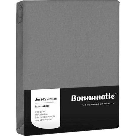 Bonnanotte sábana bajera jersey elastano gris medio 90x200cm