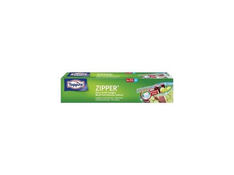 Toppits bolsas multifuncionales con cremallera 3l 8 piezas