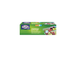 Bolsas multifuncionales con cremallera Toppits 1 litro, caja de 12 bolsas