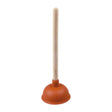 Desatascador fregadero rojo + mango (madera)