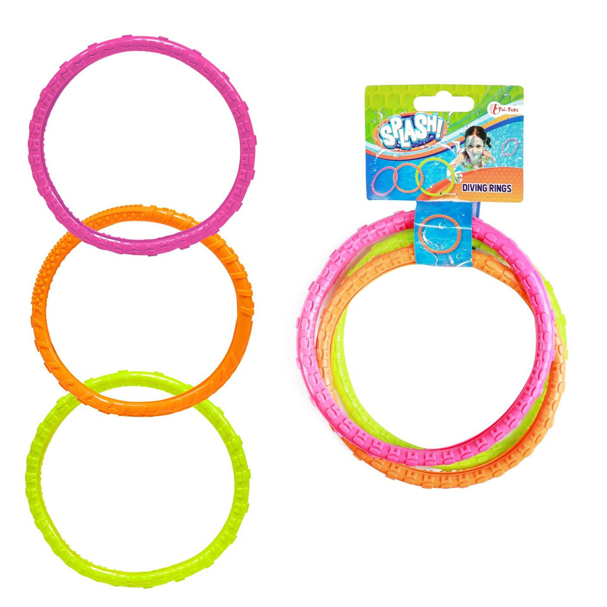 Toi-toys toi toys splash anillas de buceo set un 3