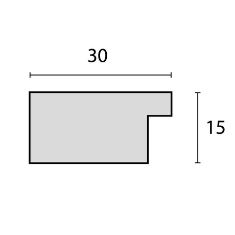 Marco de fotos zep v21641 nelson 1 negro 40x60 45x65 cm