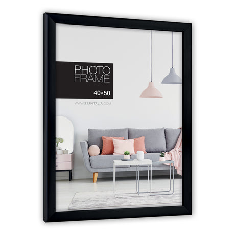 Marco de fotos zep np75b edison negro 50x70 cm