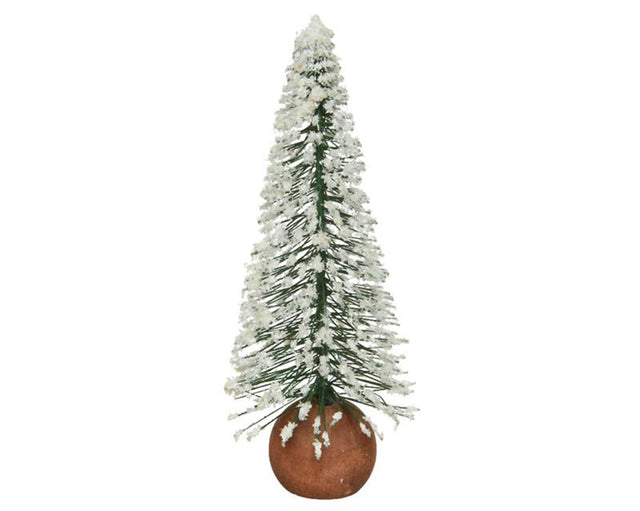 Decoris mini árbol de Navidad con nieve dia7x22cm